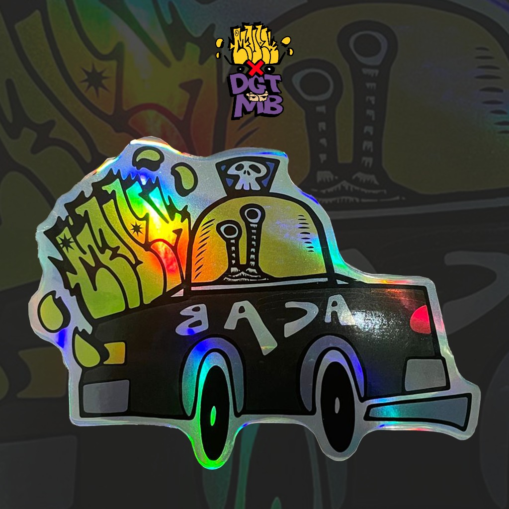 

DGTMB X MUCK - Sticker Hologram Acab