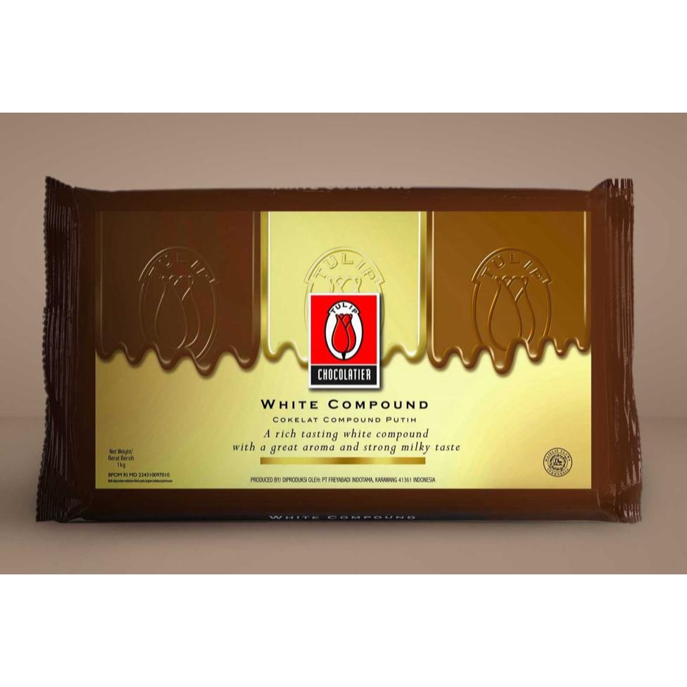 

Tulip White Chocolate Coklat Putih Potongan +/- 200gr