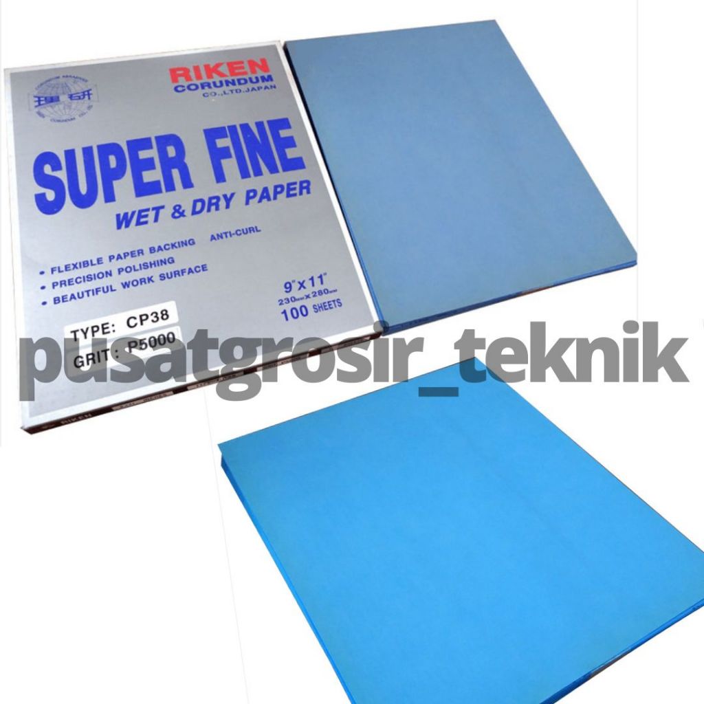 HSS Amplas Lembar GRIT 5000 Batu Akik Original