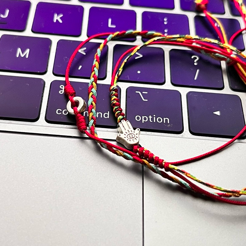 Gelang Macrame Hamsa Hand