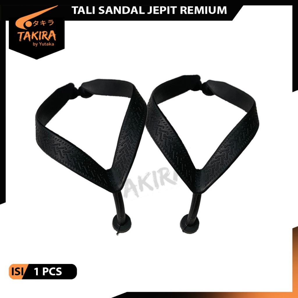TALI SENDAL JEPIT TEBAL PREMIUM WARNA HITAM