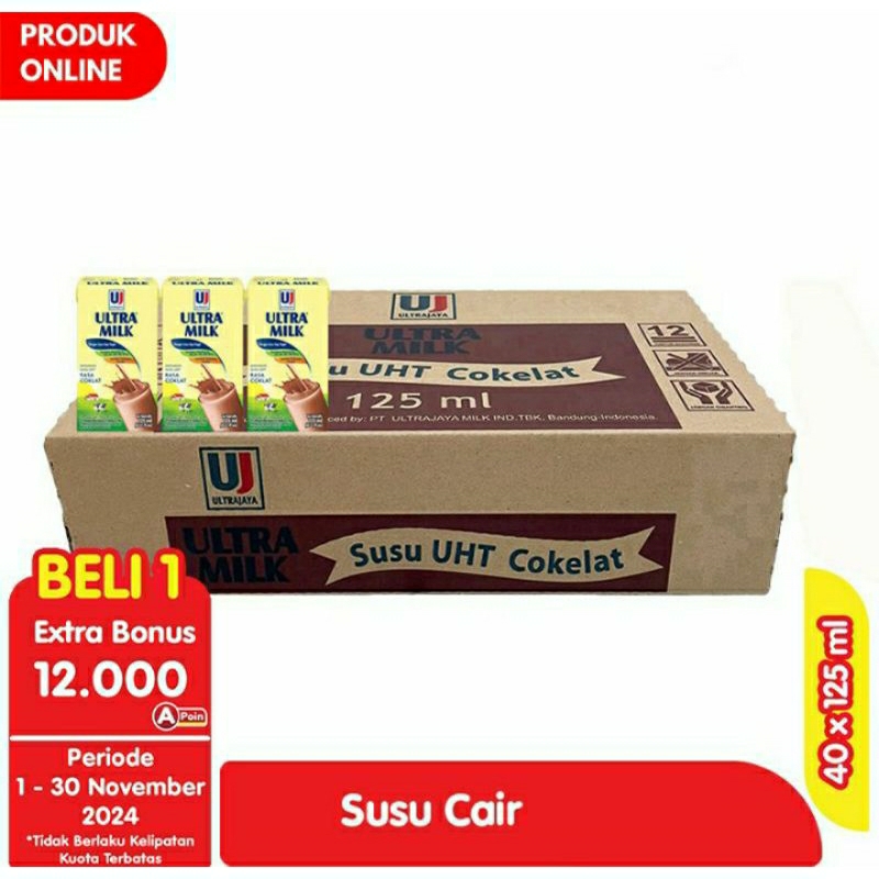 

ULTRA MILK Susu UHT Coklat 125 ml