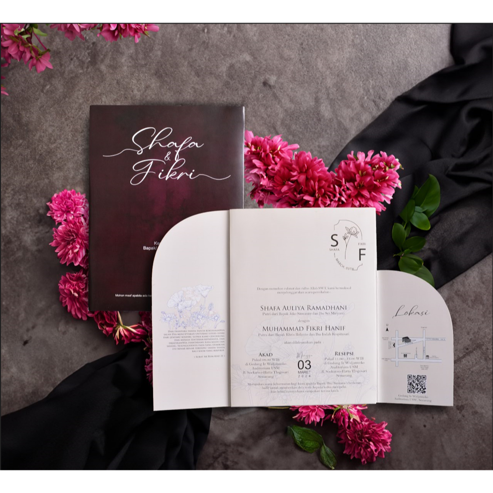 

CUSTOM INVITATION MODEL LIPAT BOHO (SOFTCOVER)