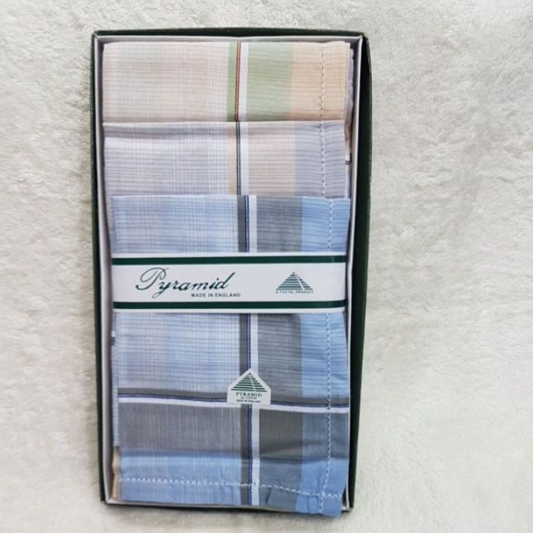 KODE O52V 6 pc Saputangan pria merk Pyramid