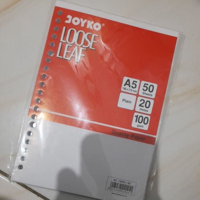 

joyko loose leaf tanpa garis
