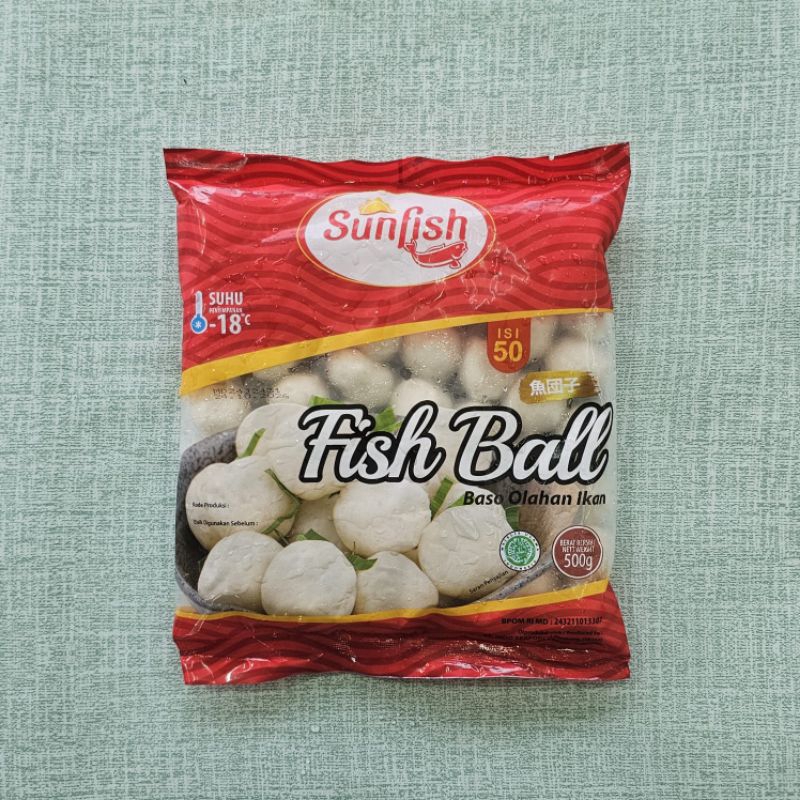 

Sunfish Fish Ball Baso Ikan Olahan isi 50butir 500gr