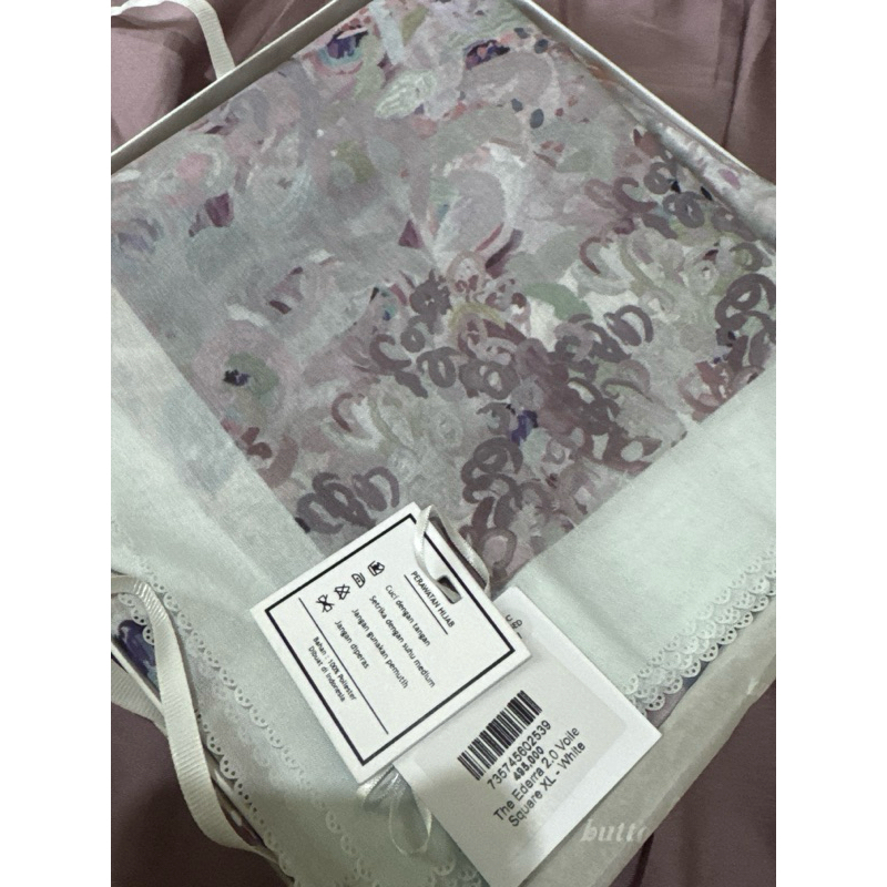 the ederra voile square XL white