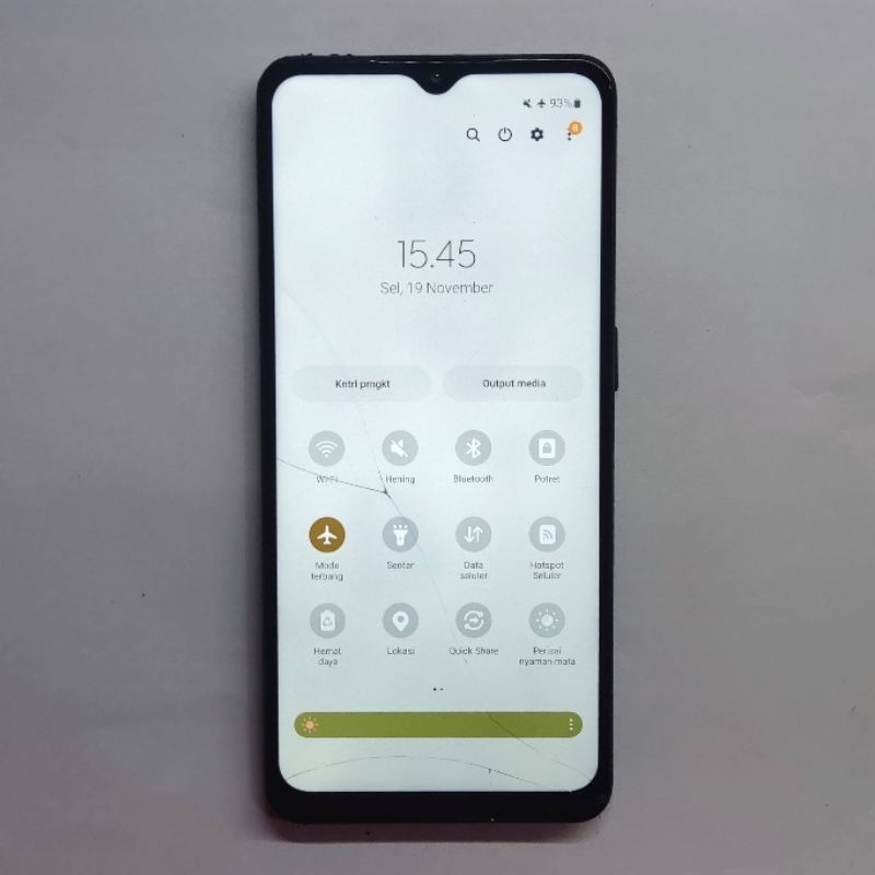 Lcd + Touchscreen + Frame Samsung A12  Copotan Minus Kaca Retak LCD-367