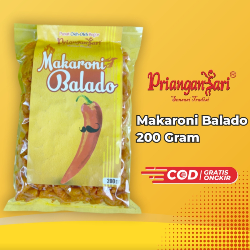 

Makaroni balado Priangansari 200Gram