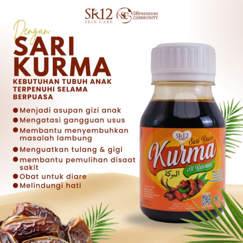 

Sari Kurma madu SR12 kurma madu multivitamin zat besi alami