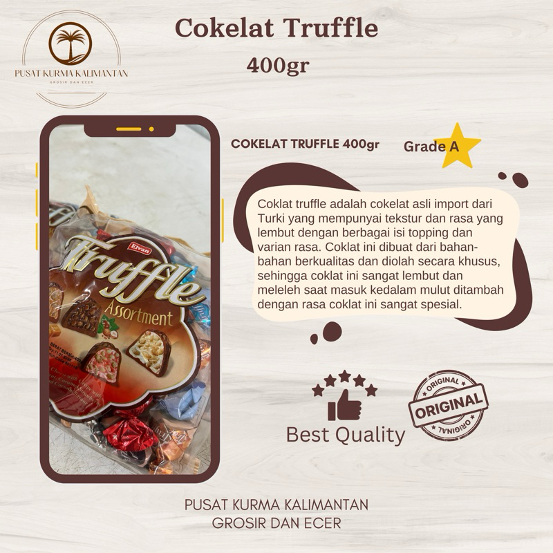 

Coklat Truffle 400gr Import || Original || Grade A