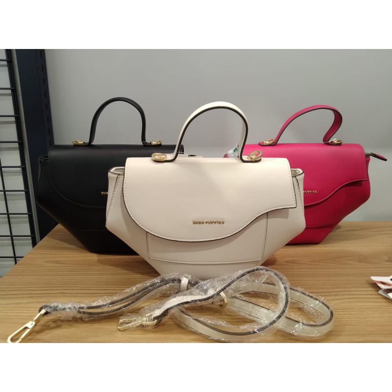 TAS SLINGBAG HUSH PUPPIES WANITA TOP HANDLE BAG TAG 1.299.000