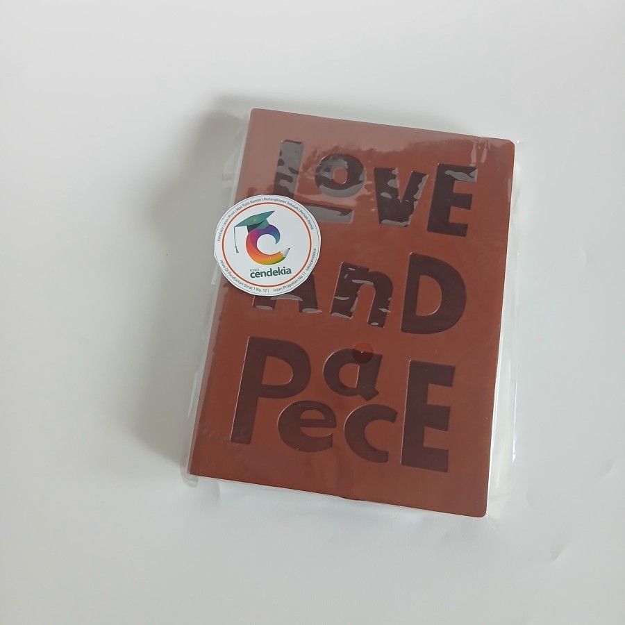 

Buku Agenda Buku Notebook A6 Love Peace - a