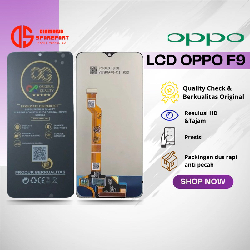 LCD OPPO F9 / F9 PRO / 2 PRO OG ORI SUPER FULLSET TOUCHSCREEN