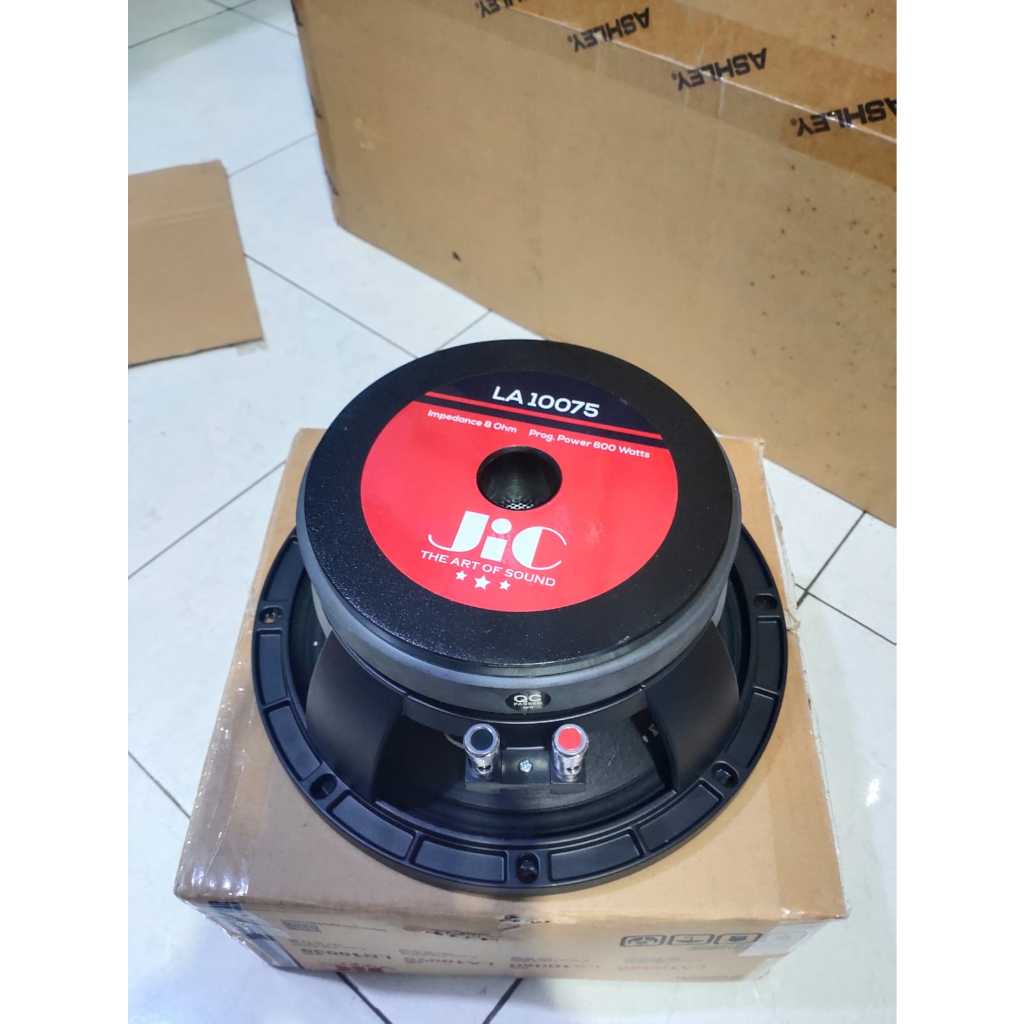 Speaker Komponen JIC LA10075 Original 10in LA 10075 LA-10075 10" 10 inchi 10 inch 600 Watt 600W