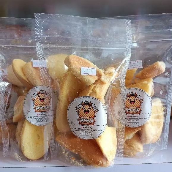 

Snack Bagelan Panjang Roti Kering