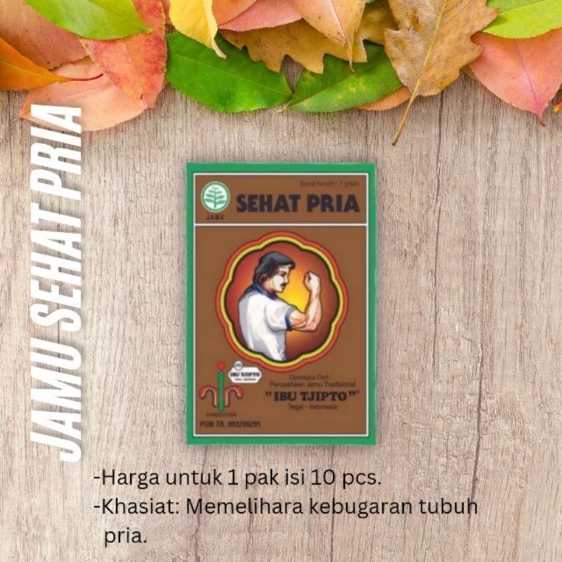 

Jamu Sehat Pria Ibu Tjipto