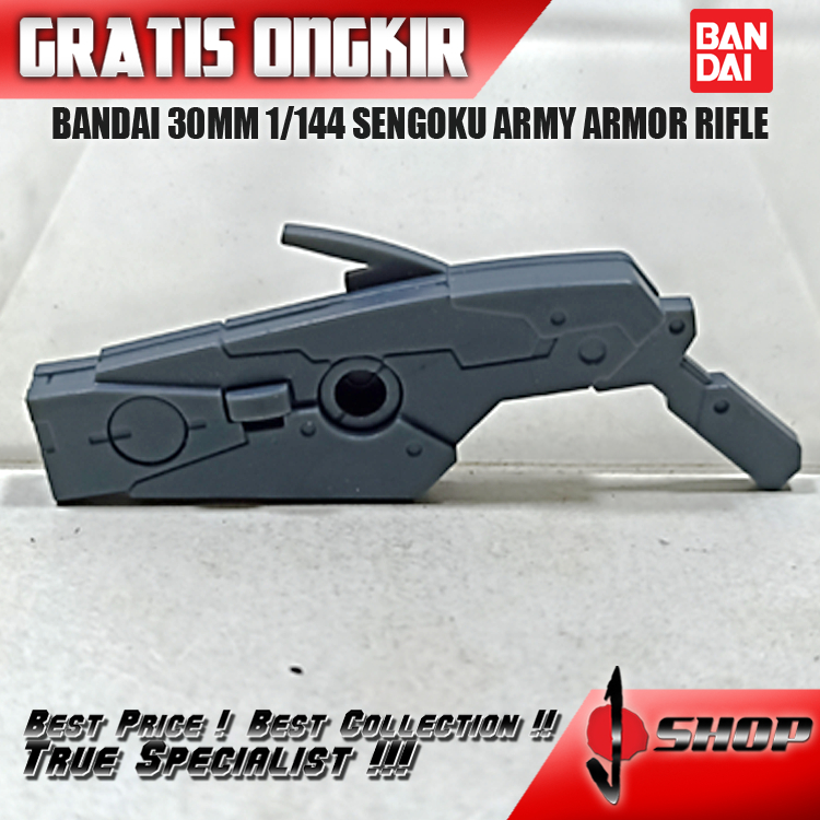BANDAI 30MM 1/144 SENGOKU ARMY ARMOR RI-FLE 30MM102
