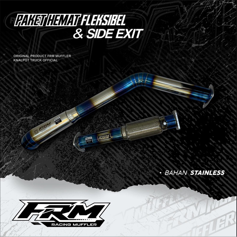 KNALPOT CUMI CUMI CANTER KNALPOT BRONG PNP CANTER FLEKSIBEL CANTER ORIGINAL FRM RACING MUFFLER