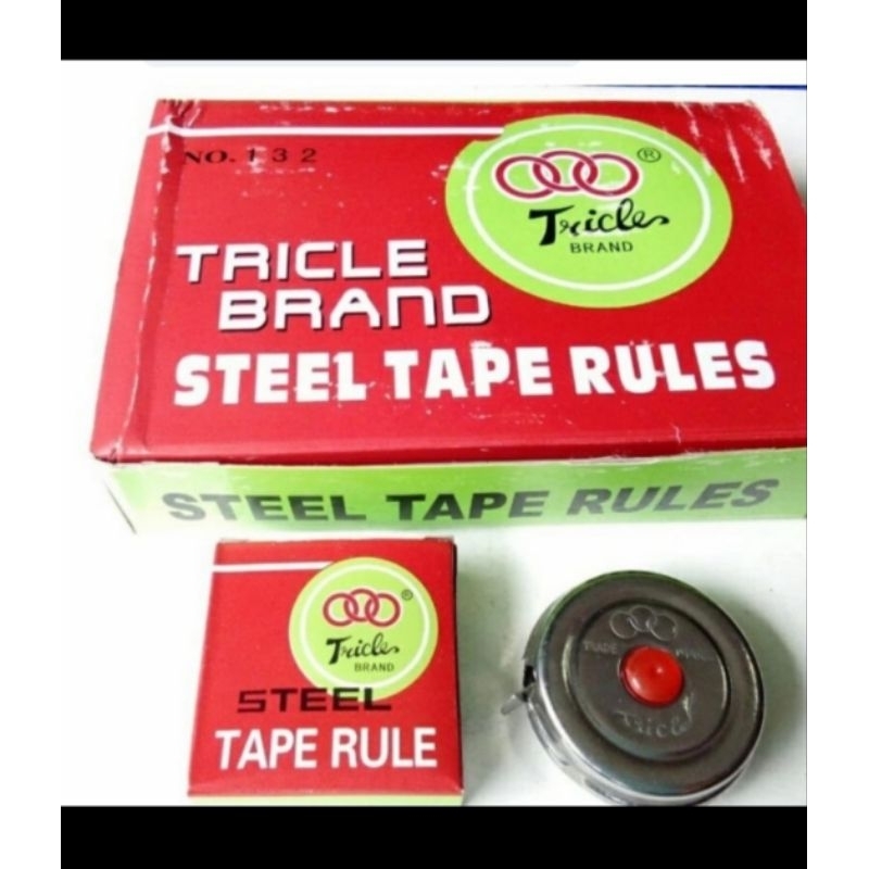 Meteran stainless 2mt tiga ring,meteran 2 meter stainless