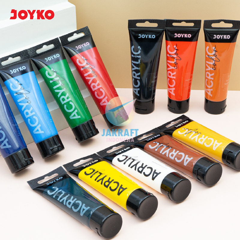 

(1 Pcs) Cat Lukis Akrilik Per Warna JOYKO ACC-B75 Acrylic Color Paint Paste isi 75 ml Koleksi Lengkap