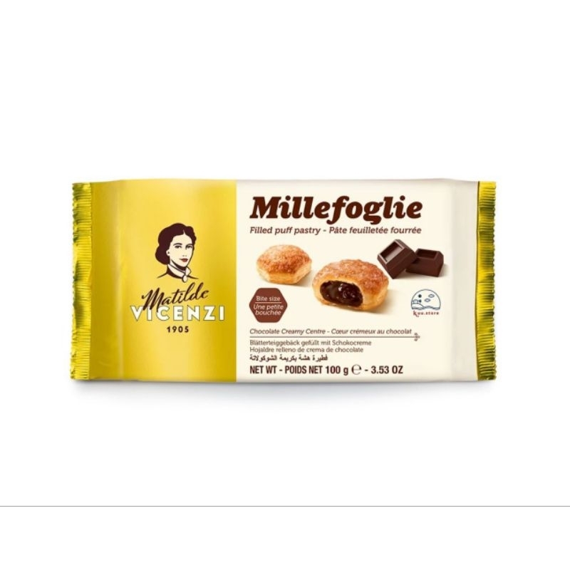 

MILLEFOGLIE PUFF CHOCO - PUFF PASTRY - VICENZI