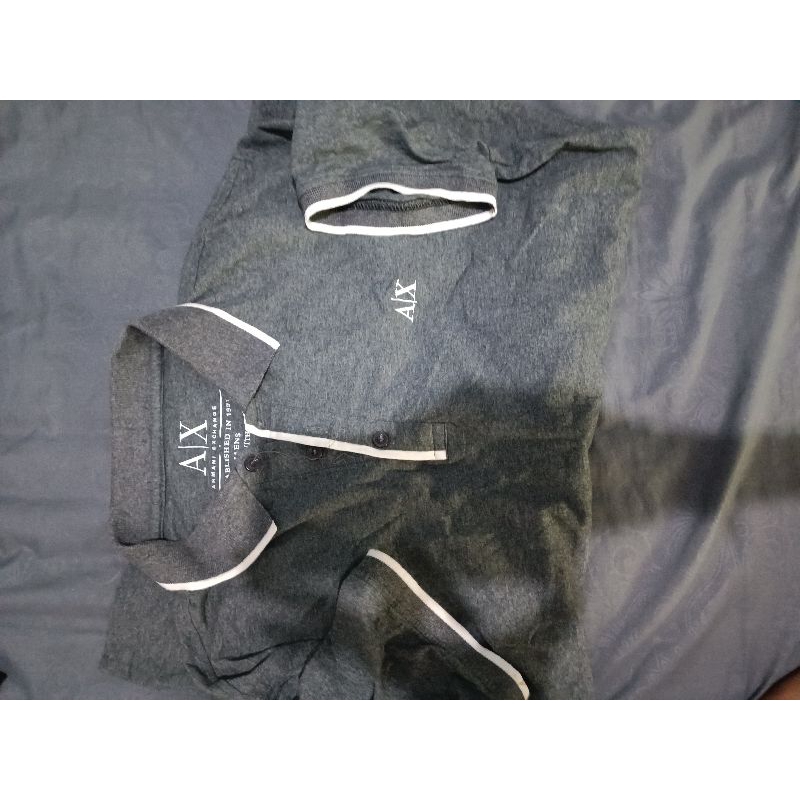 kaos kerah AX second