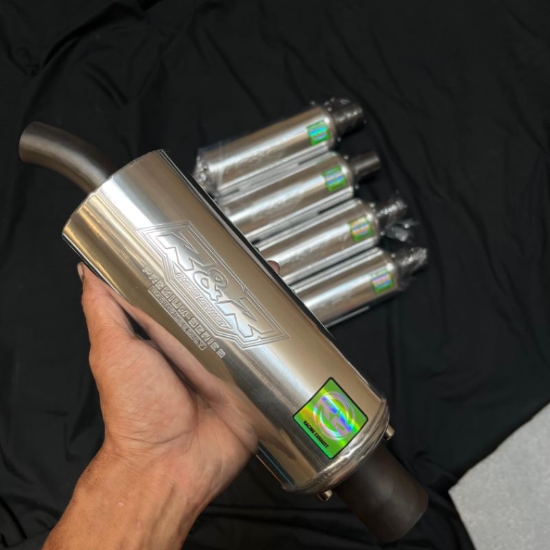 silencer / sarangan /  knalpot standar racing f1zr, alfa, sigma, crystal