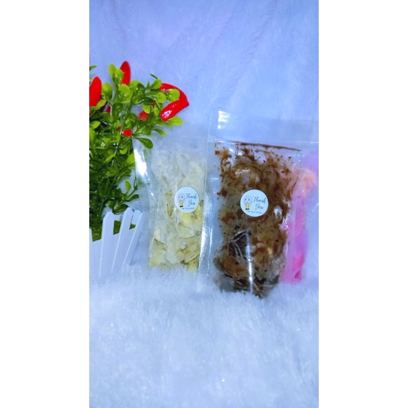 

Keripik Pisang Lumer Dengan Varian Rasa 70gr (2 pouch)
