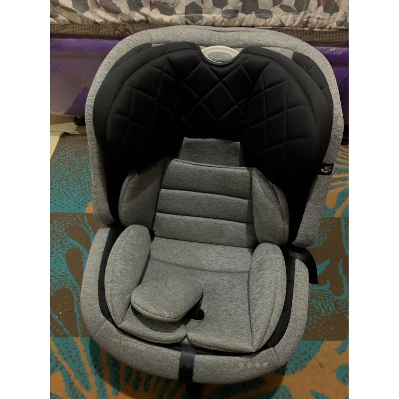 Carseat | Carseat BabyDoes | BabyDoes Free Rotate 360 | Carseat Grey