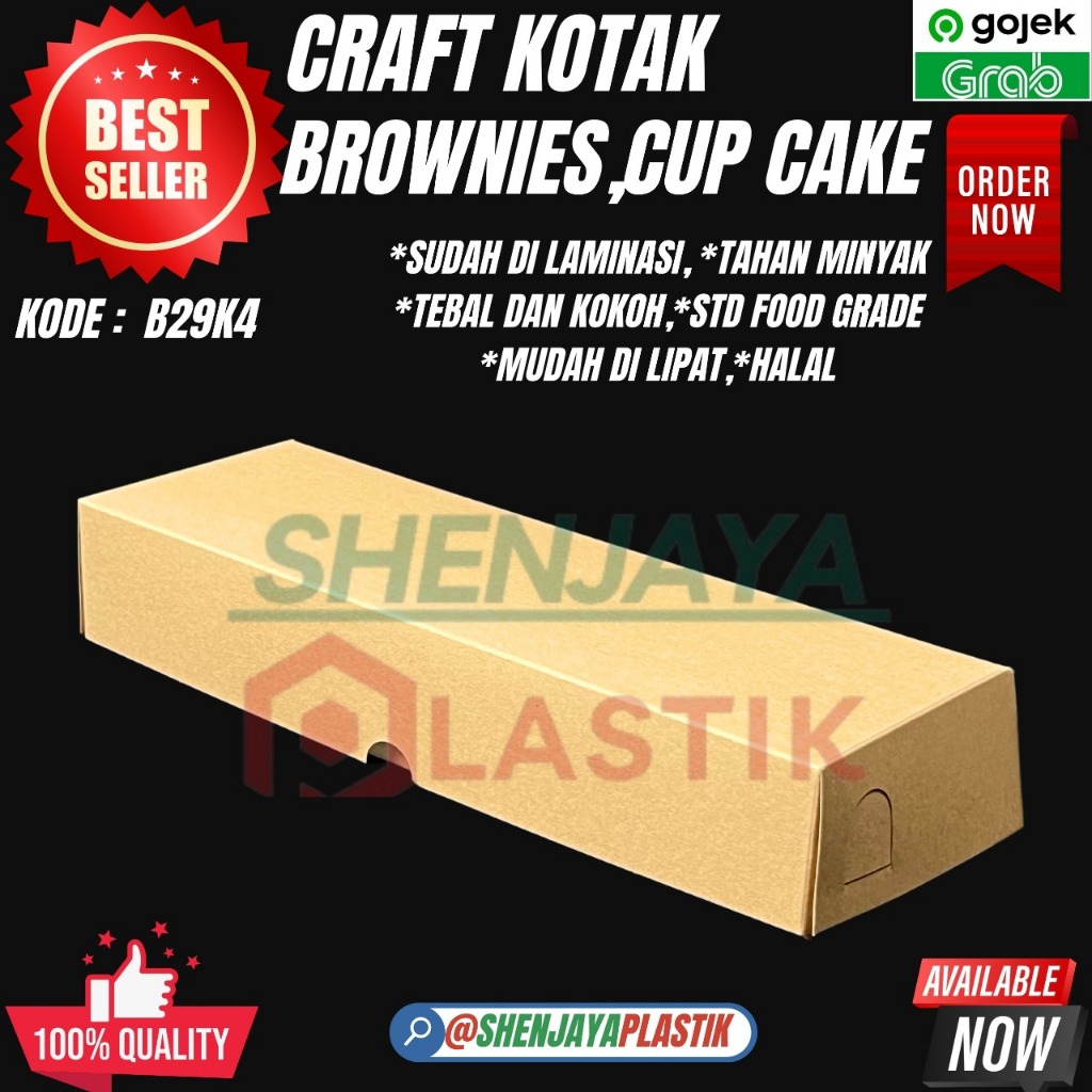

BOX BROWNIES,DUS BROWNIES,KOTAK BROWNIES,KEMASAN BROWNIES UK 30X10X5CM