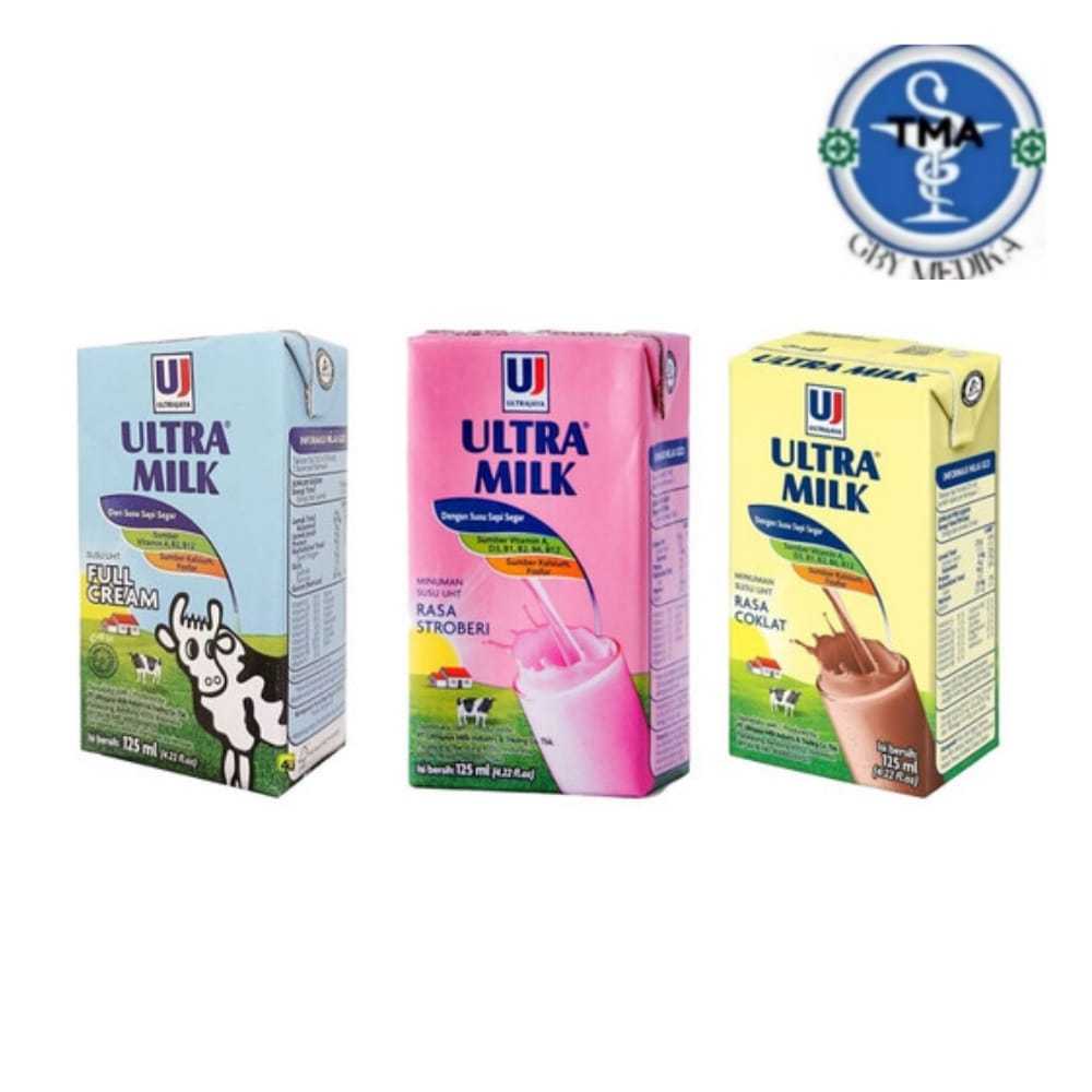 

Susu Ultra Jaya Full Cream Strawberry dan Coklat 125ml per 1Pc Eceran