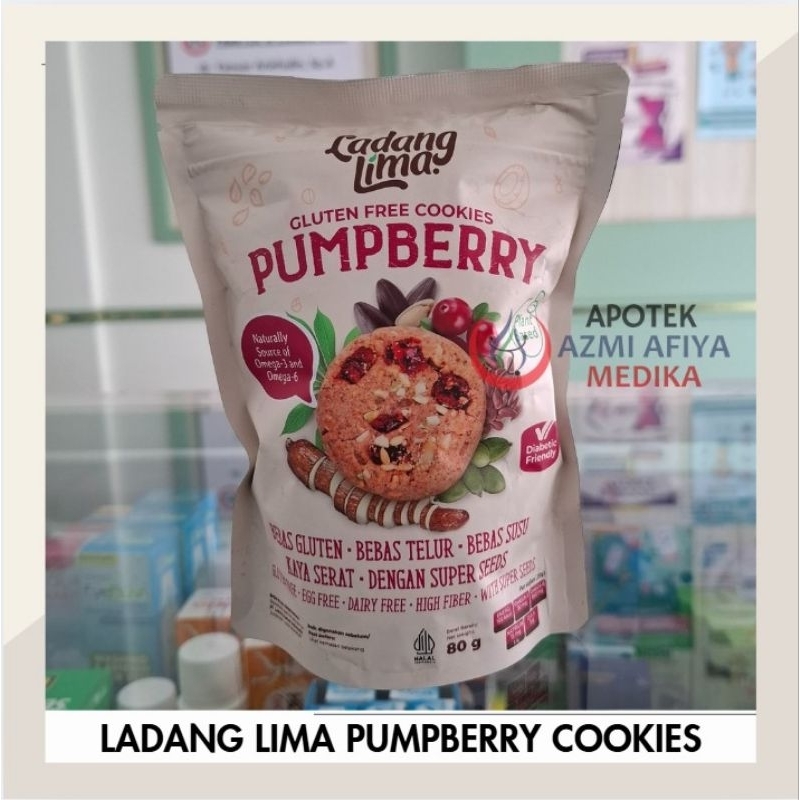 

Pumpberry Ladang Lima Cookies biskuit diet 80 gram