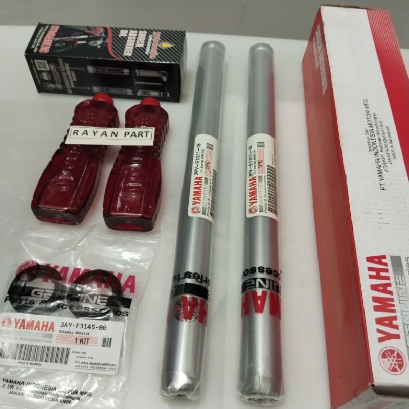 Shock depan + Seal shock + Oli shock Yamaha jupiter MX king 150 jupiter MX king sepasang 2PV origina