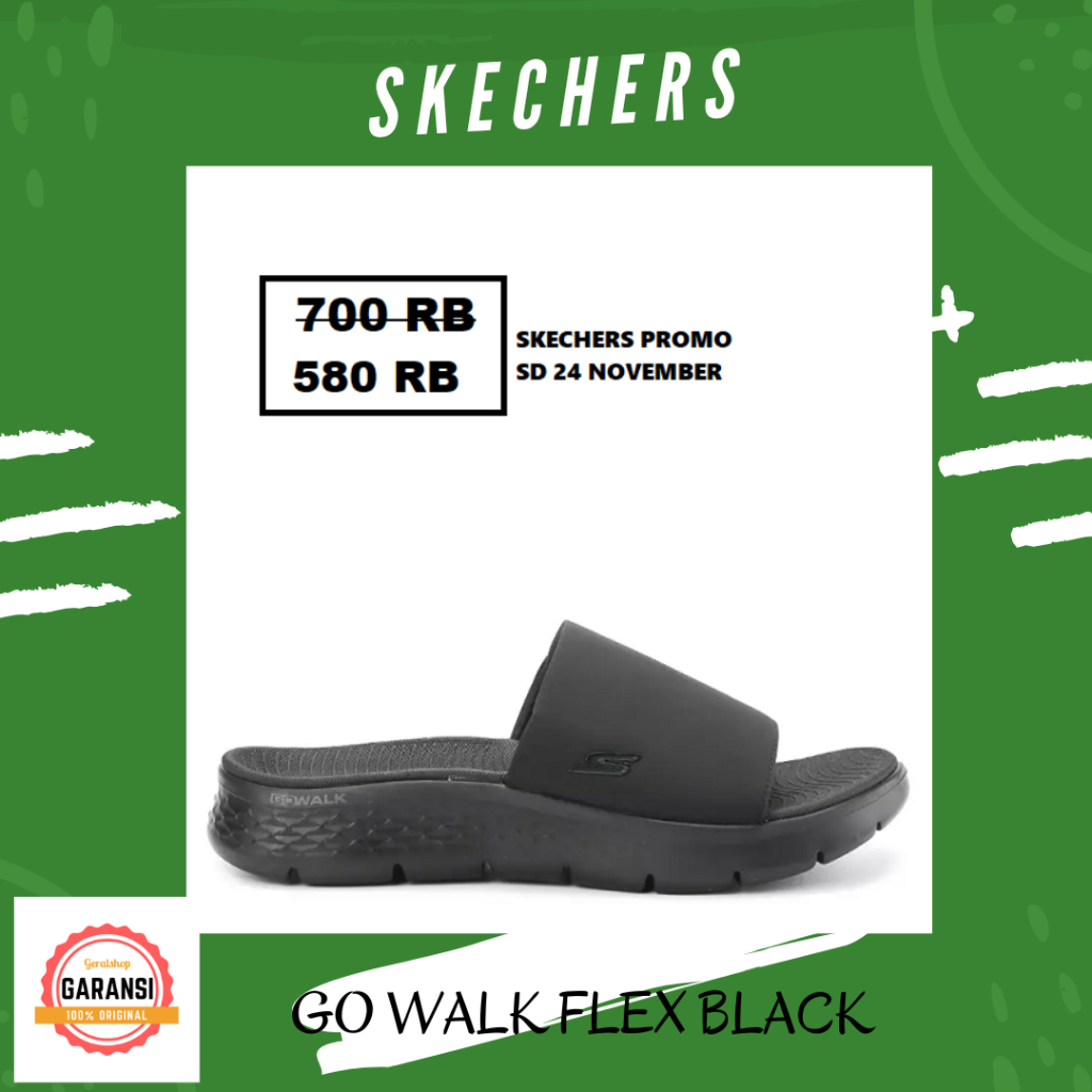 Sandal skechers pria 100% original GO WALK FLEX