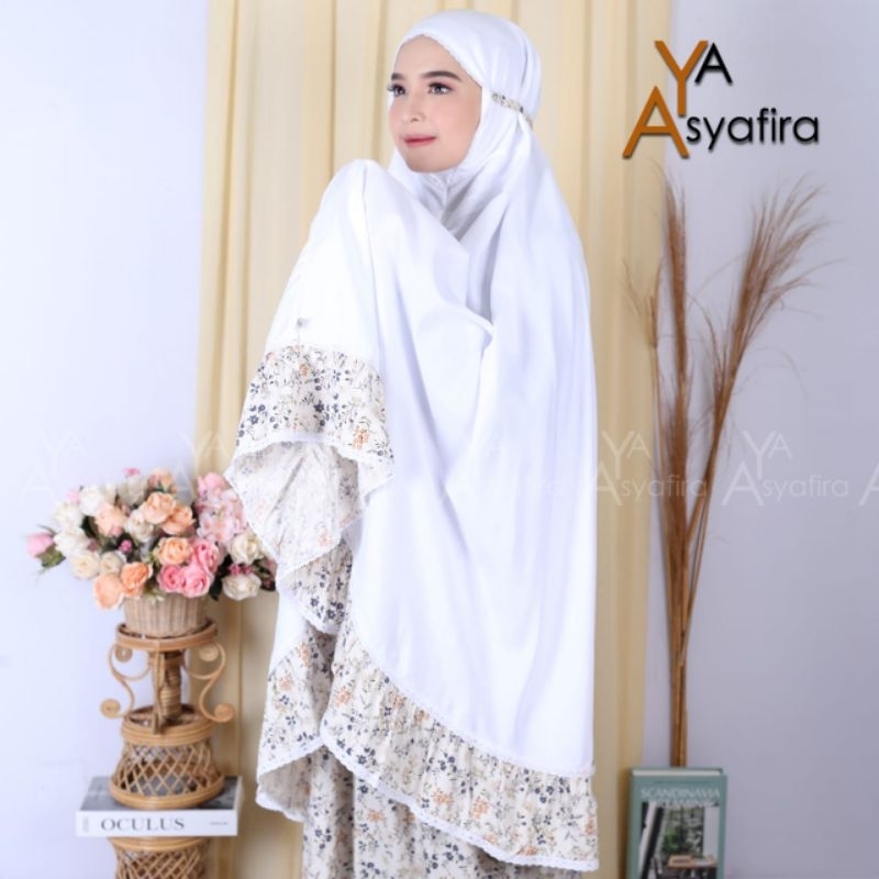 Mukena Santri 2in1 Resleting Zipper Mukena Pesantren Mukena santri adem katun rayon katun mikro berk