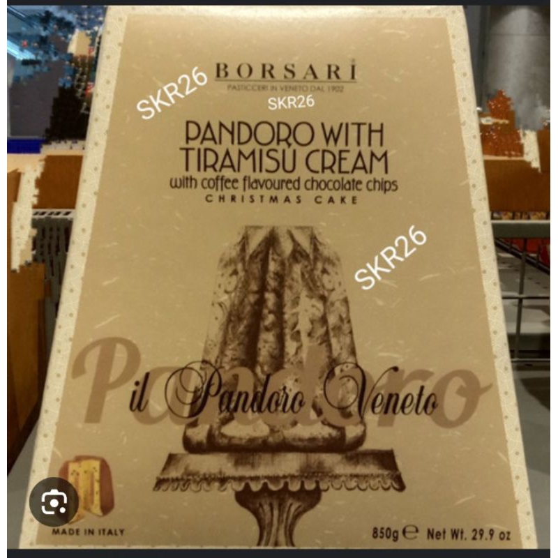 

borsari pandoro tiramisu 850gr cake natal