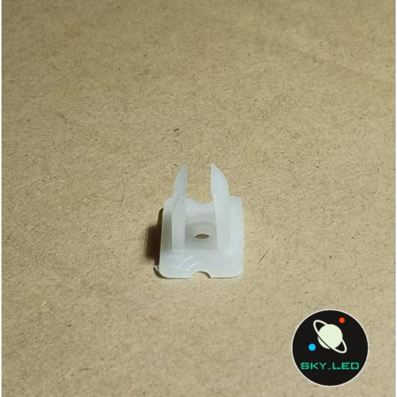 Dudukan Lampu NEON FLEXIBLE LED 220V / KLEM NEON FLEX /KLEM NEON FLEXIBLE /HARGA PER PCS