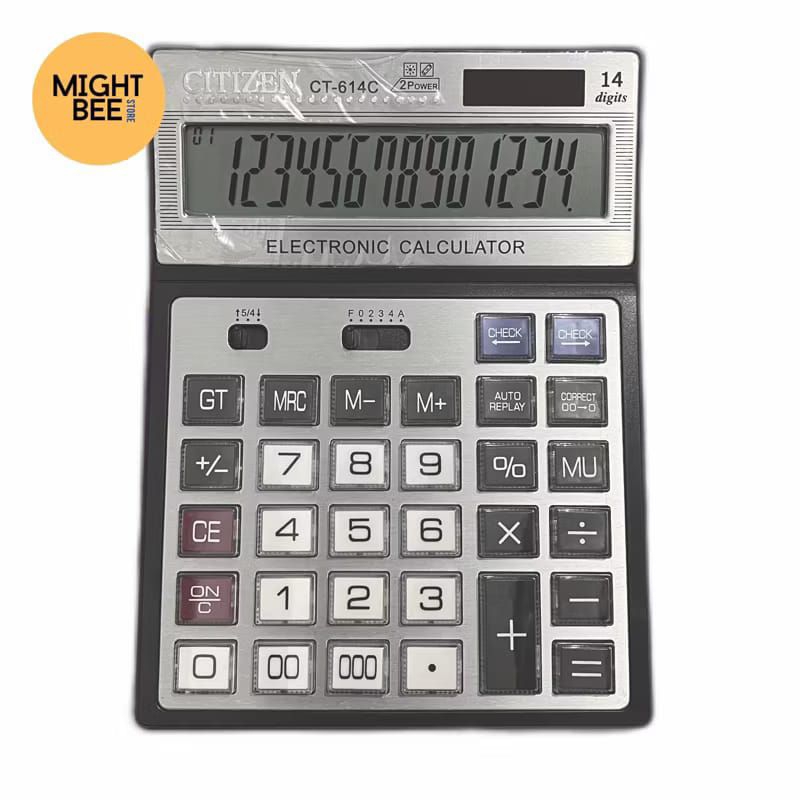 

KALKULATOR CITIZEN CT 614C CALCULATOR DAGANG BESAR 14DIGIT