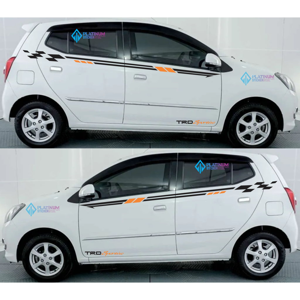 Terbaru cutting stiker sticker mobil daihatsu ayla stiker list mobil ayla keren