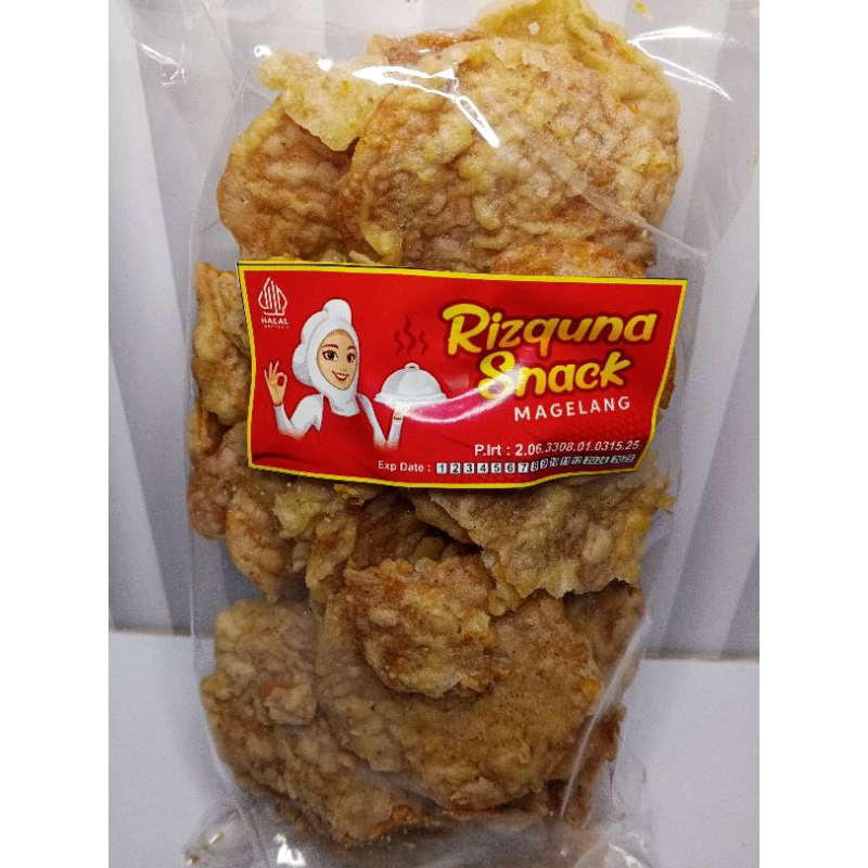 

keripik tempe bulat 240 gram renyah