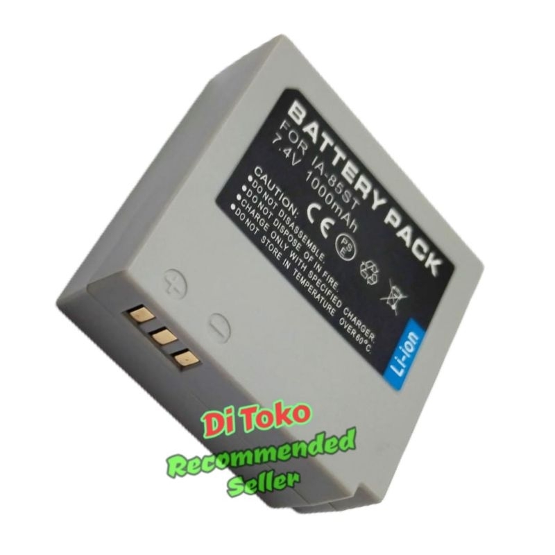 RC - Baterai Kamera For Samsung H106 SC-HMX10 HMX20 Batre Camera H104 H105 Batrai MX10 MX20 IA-BP85S