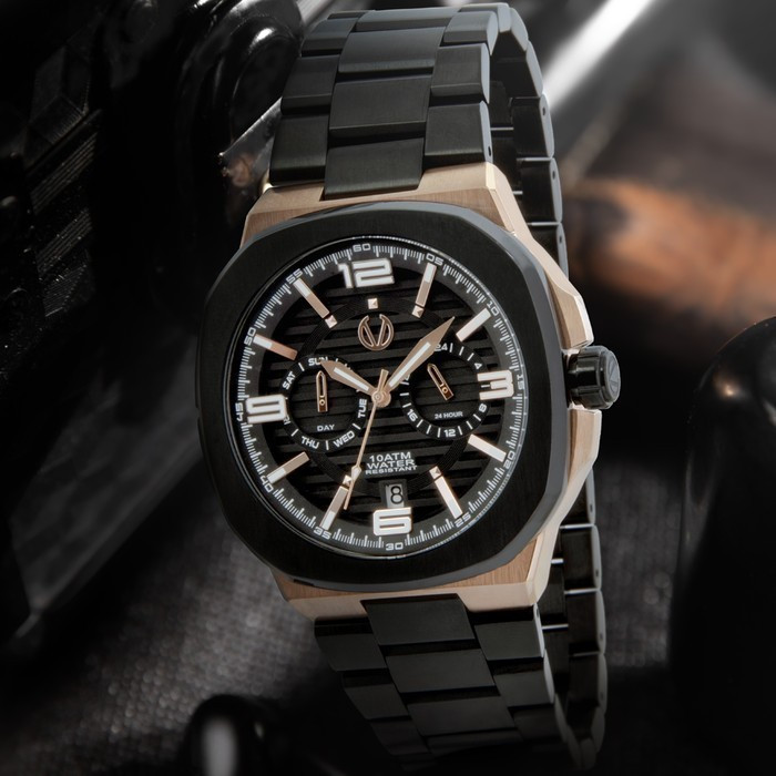 Christ Verra CV 120592G-18 BLK Jam Tangan Pria Original Garansi Resmi