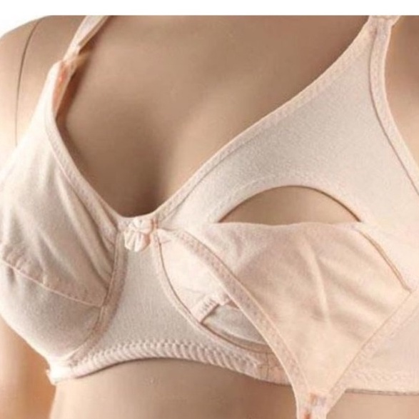 Terjangkau BH menyusui breastfeeding bra ibu hamil busa tipis tanpa kawat BH3