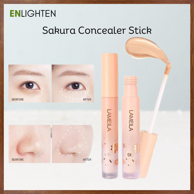 COD Original Concealer Stik Foundation Cair Glitter Sakura Stick Makeu Base Wajah Anti Dempul LA030