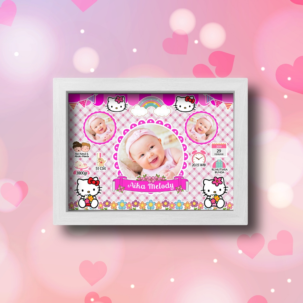

Cetak Baby Bio Custom Biodata Bayi Ukuran A4 Desain Bisa Pilih Bebas