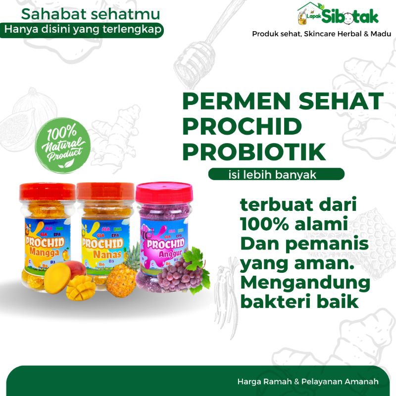 

PERMEN PROBIOTIK PROCHID UNTUK ANAK DAN DEWASA TOPLES