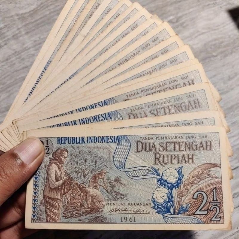 2,5 rupiah sandang pangan 1960 aunc asli
