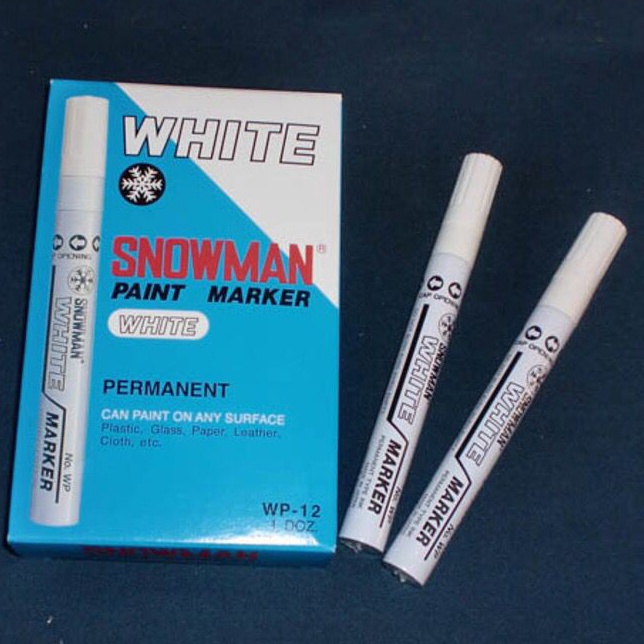 

rs Harga Murah SPIDOL SNOWMAN WHITE PAINT MARKER SPIDOL SNOWMAN PUTIH B35