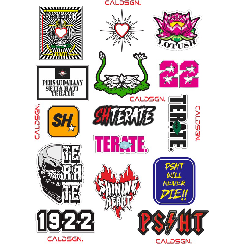 

STIKER PSHT CUTTING VINYL LAMINASI GLOSSY VOL 3